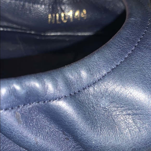 LOUIS VUITTON SNAKESKIN & LEATHER BALLERINA FLATS - Picture 7 of 8